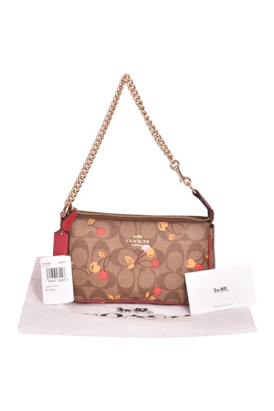 Coach Nolita 19 In Signature CanvasWristlet Bag