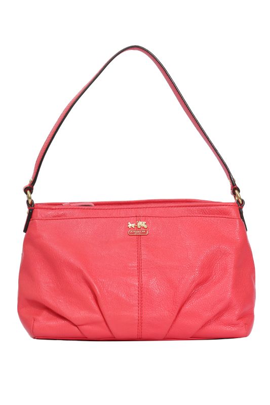 Coach Coral Leather Shoulder Bag