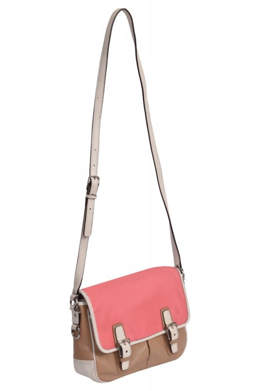 Coach Park Color Pink Crossbody Flap Bag
