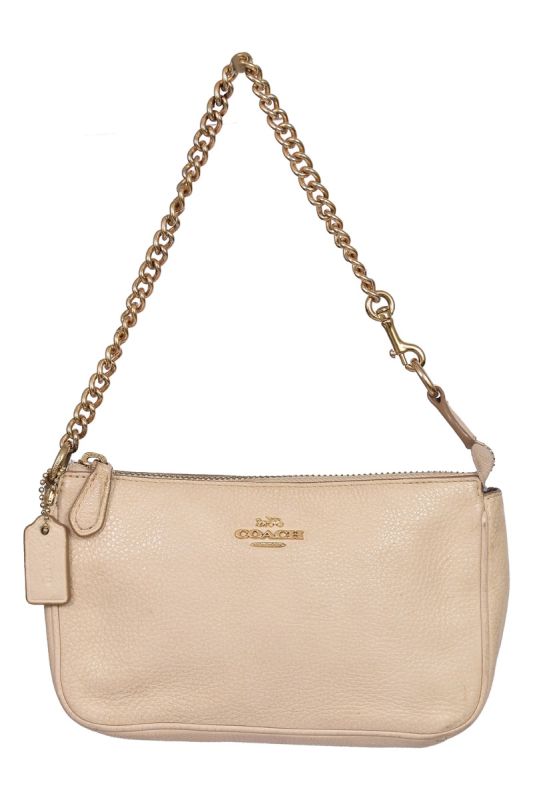 Coach Pebbled Leather Shoulder Bag