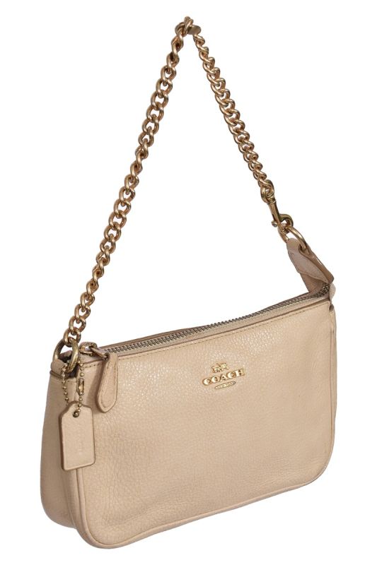 Coach Pebbled Leather Shoulder Bag