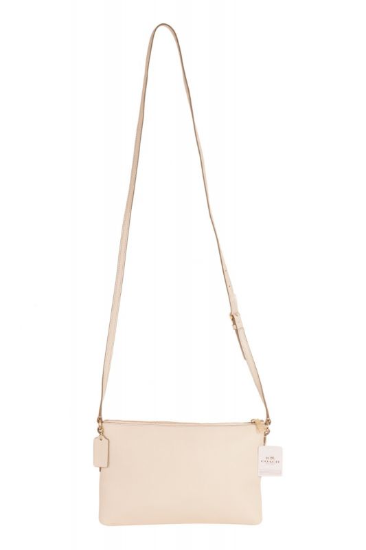COACH POLISHED PEBBLE JOURNAL CROSSBODY BAG