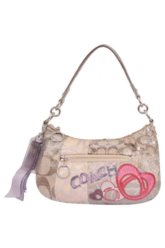 Coach Poppy Patchwork Swing Hobo Bag