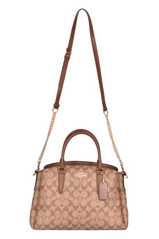 Coach Sage Carryall in Signature Canvas Tote Bag