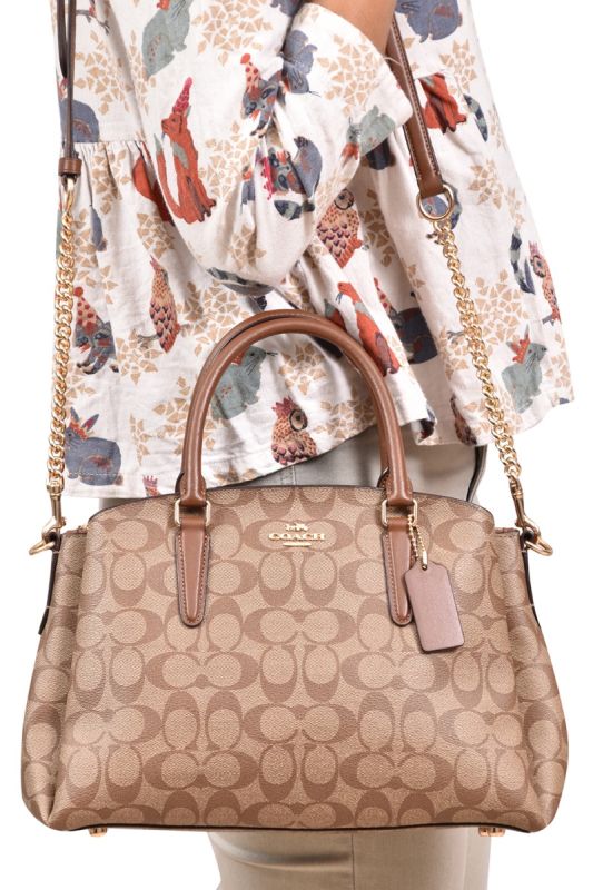 Coach Sage Carryall in Signature Canvas Tote Bag