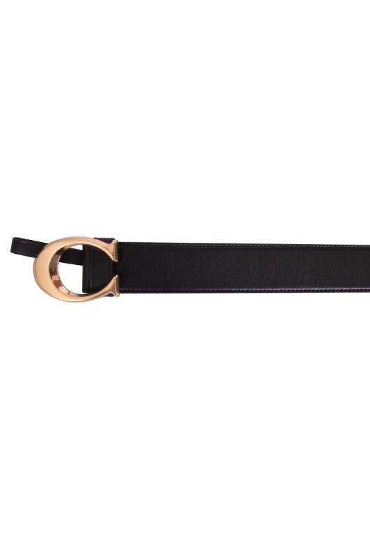 Coach Signature Golden Buckle Belt