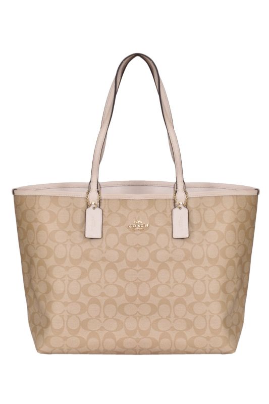 Coach Signature Monogram Reversible Tote Bag