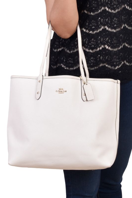 Coach Signature Monogram Reversible Tote Bag