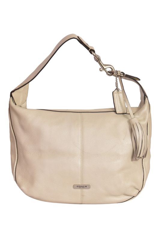 Coach Signature Off-White Shoulder Bag