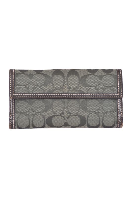 COACH SIGNATURE TURNLOCK WALLET