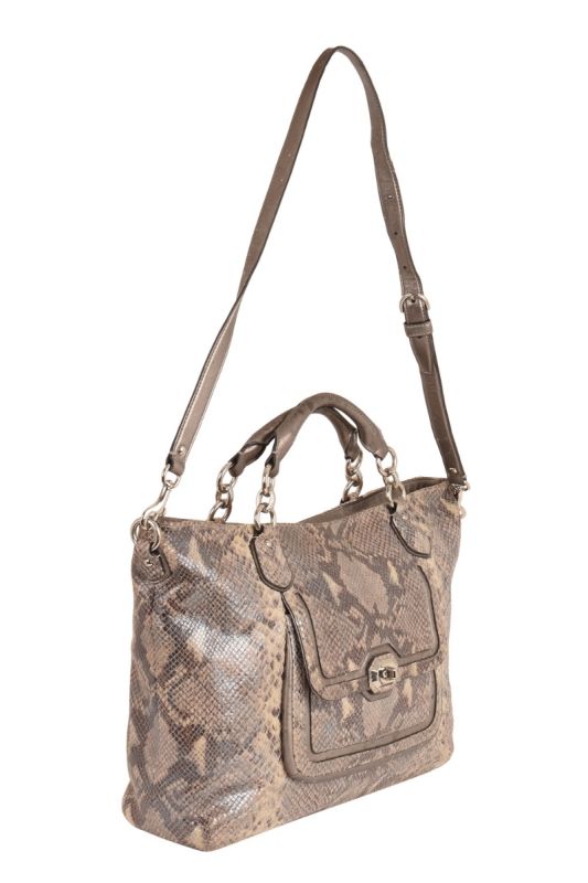 COACH SNAKESKIN TOTE BAG