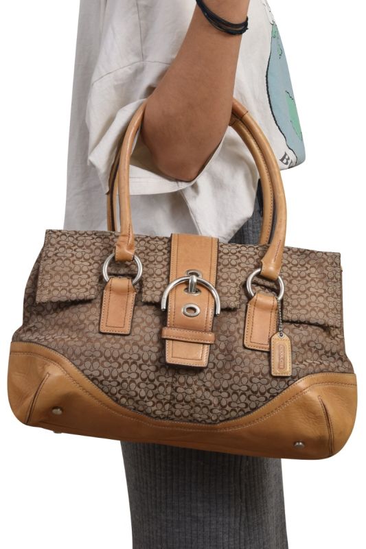 Coach Soho Buckle Brown Handbag