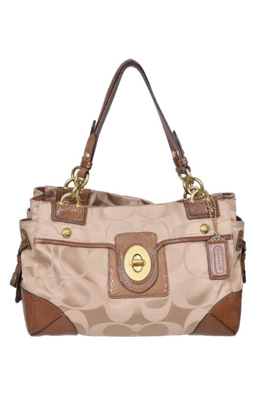 Coach Vintage Signature Canvas Handbag