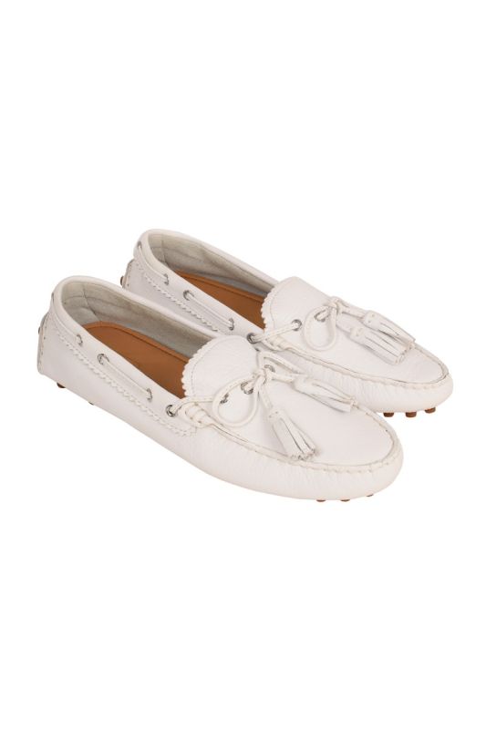 COACH WHITE LOAFERS