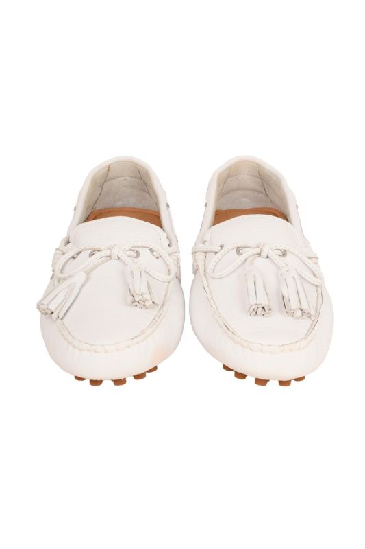 COACH WHITE LOAFERS