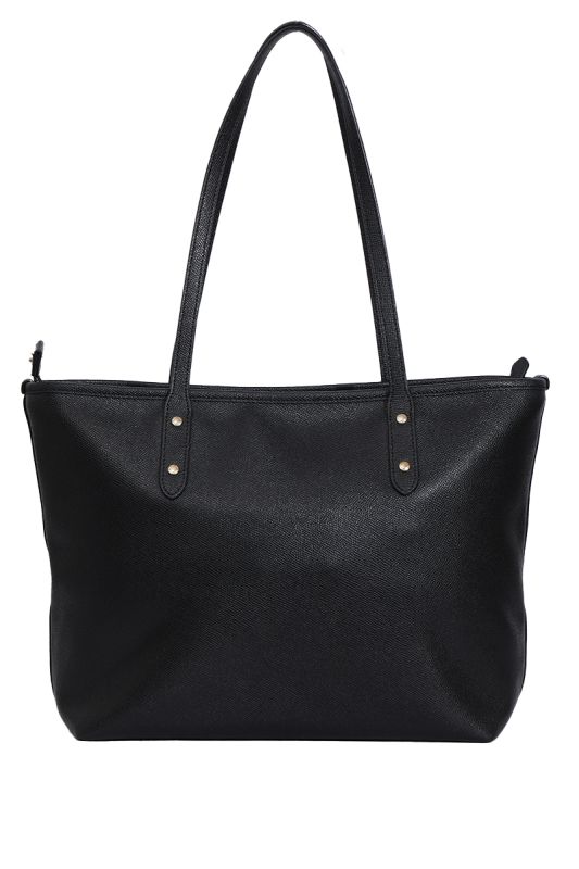 Coach Zip Pebbled Tote Bag
