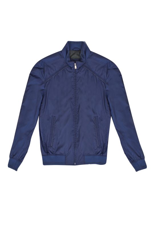 CORNELIANI FRONT ZIP BOMBER JACKET