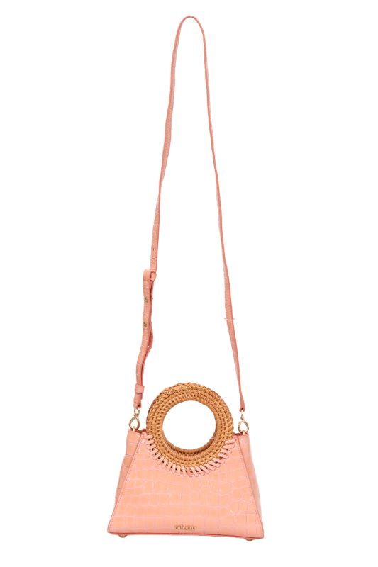 Cult Gaia Ark Mini Peach Handbag