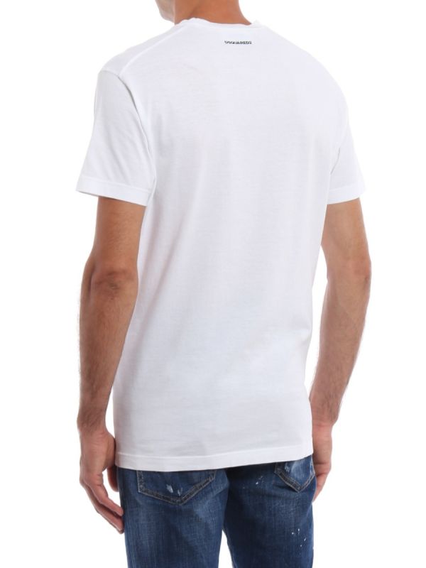 D SQUARED 2 SQUIRREL PRINT T-SHIRT
