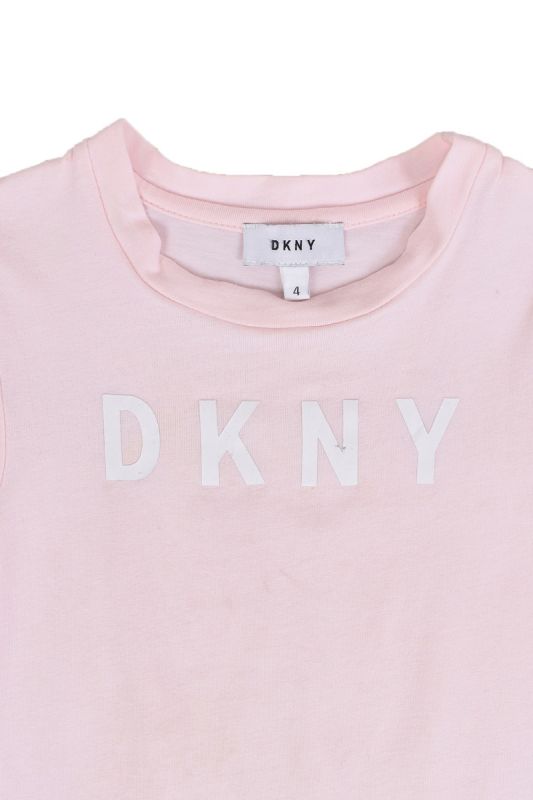 DKNY BABY PINK LOGO T-SHIRT