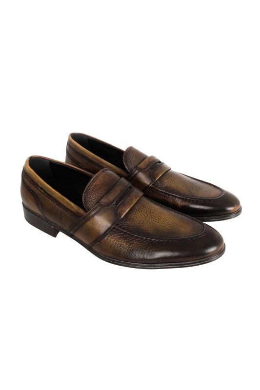 DOLCE AND GABBANA BROWN LOAFERS