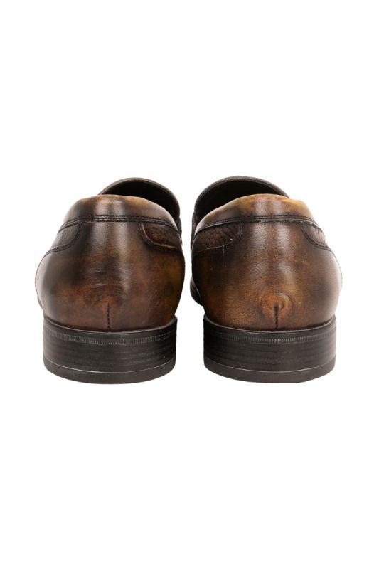 DOLCE AND GABBANA BROWN LOAFERS