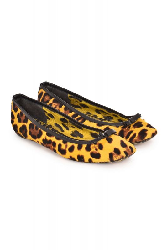 DOLCE & GABBANA PONY HAIR BALLERIANS