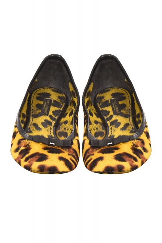 DOLCE & GABBANA PONY HAIR BALLERIANS