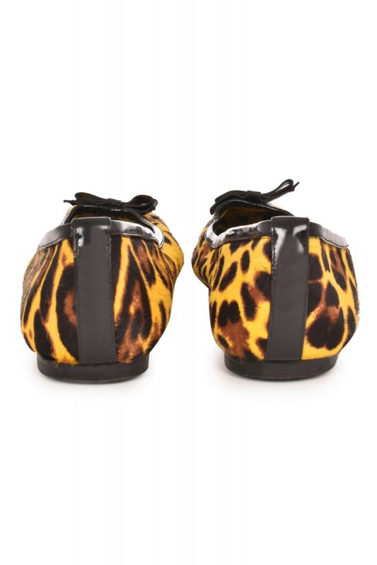 DOLCE & GABBANA PONY HAIR BALLERIANS
