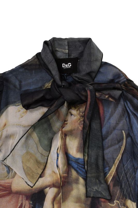 DOLCE AND GABBANA  PRINTED SHIRT