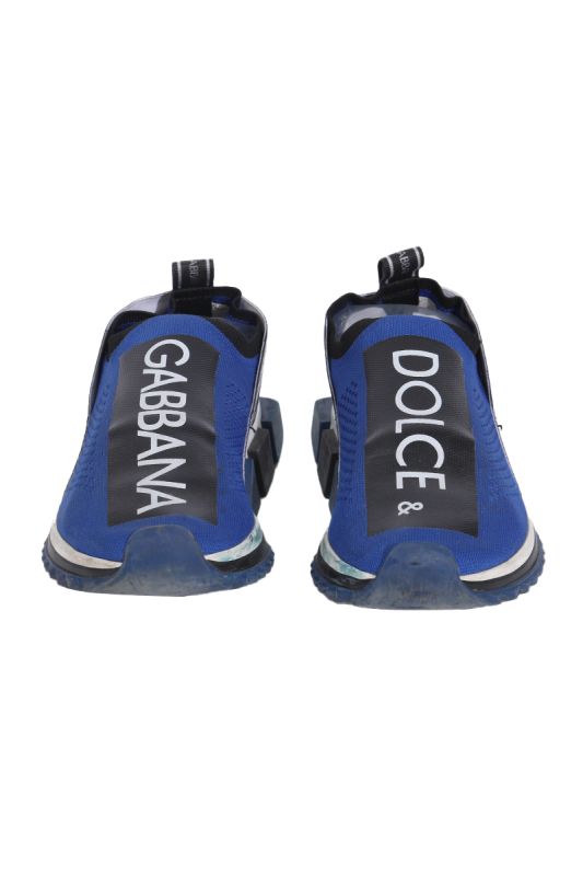 Dolce and Gabbana  Stretch Mesh Blue Sorrento Sneakers