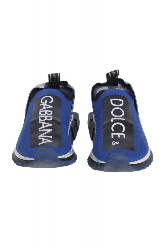 Dolce and Gabbana  Stretch Mesh Blue Sorrento Sneakers RT169-10