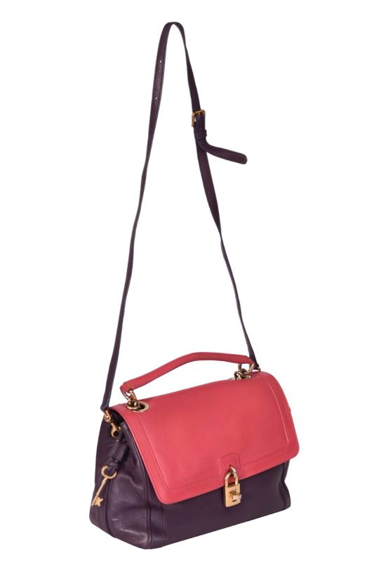 Dolce & Gabbana Calfskin Padlock Shoulder BAG