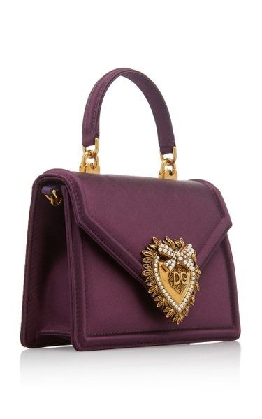 DOLCE & GABBANA DEVOTION SMALL SATIN BAG