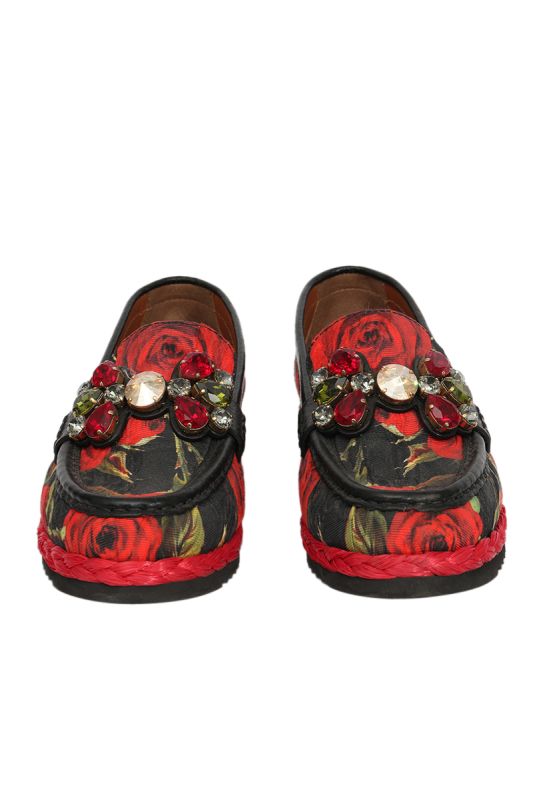 Dolce & Gabbana EU 38 Crystal Loafer’s