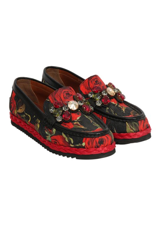 Dolce & Gabbana EU 38 Crystal Loafer’s
