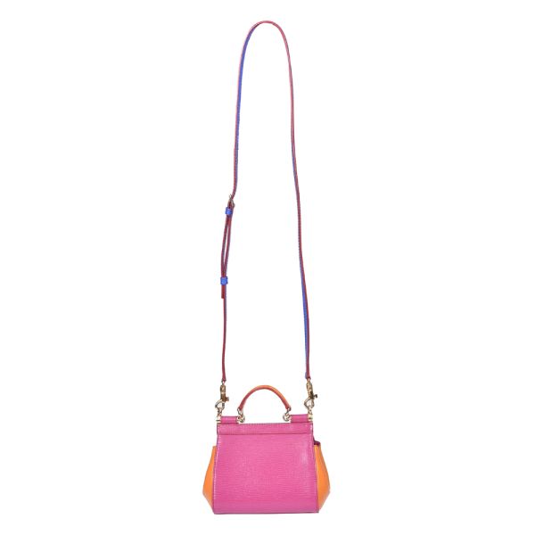 DOLCE & GABBANA MINI MULTICOLOR SICILY BAG