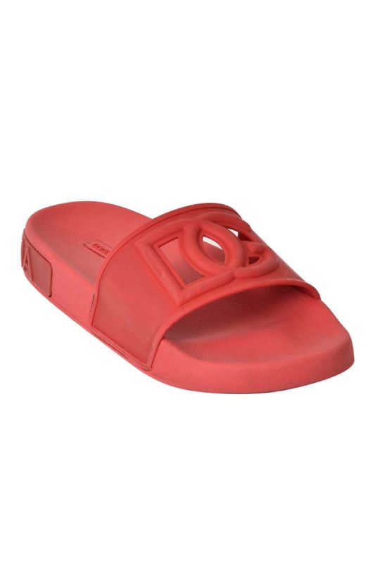 Dolce & Gabbana Rubber DG Millennials Logo Sliders