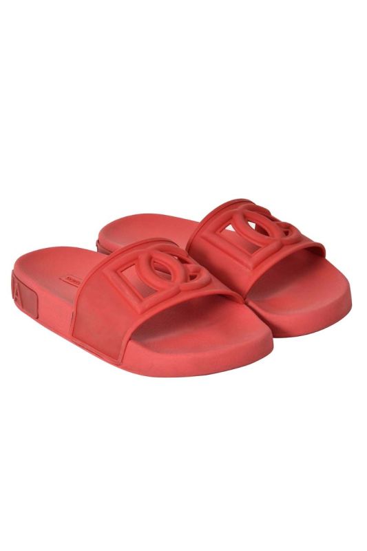 Dolce & Gabbana Rubber DG Millennials Logo Sliders