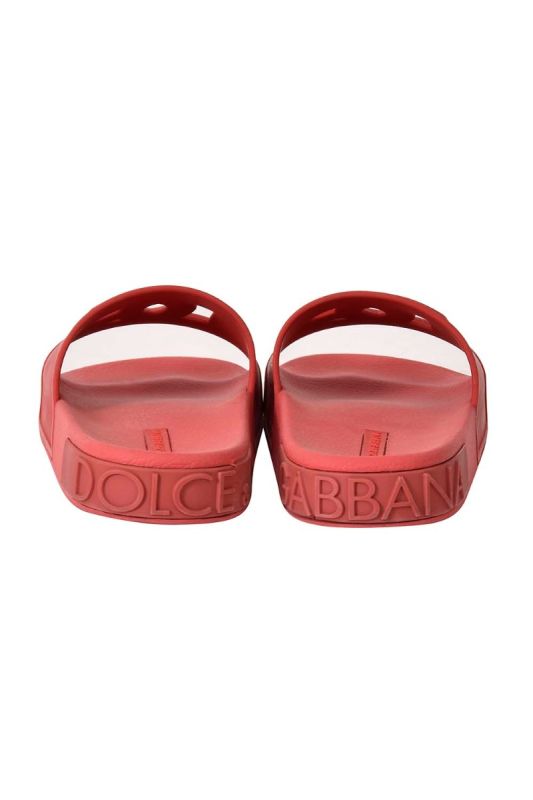 Dolce & Gabbana Rubber DG Millennials Logo Sliders