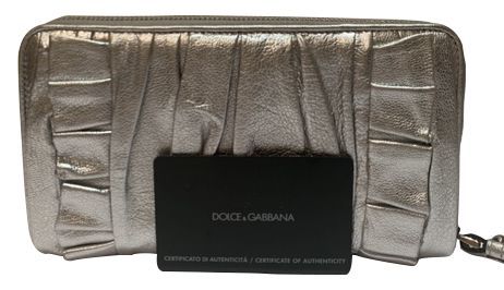 DOLCE & GABBANA RUCHED & TUCKED WALLET