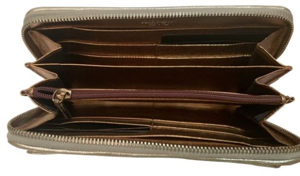DOLCE & GABBANA RUCHED & TUCKED WALLET
