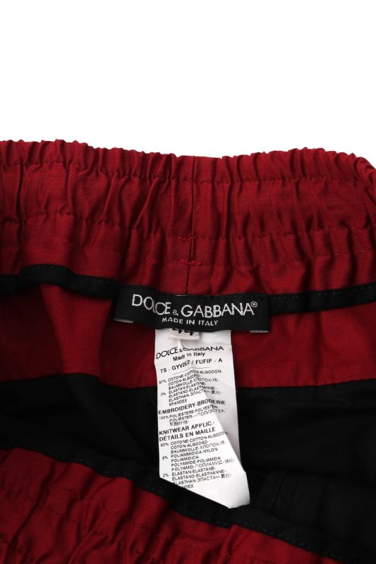 Dolce & Gabbana Size L Red & Black Lower
