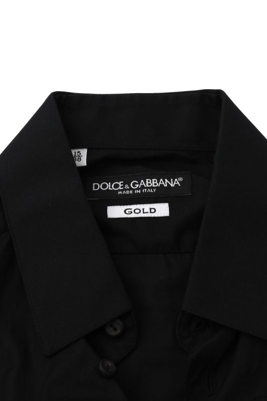 Dolce & Gabbana Size M Black & Blue Shirt