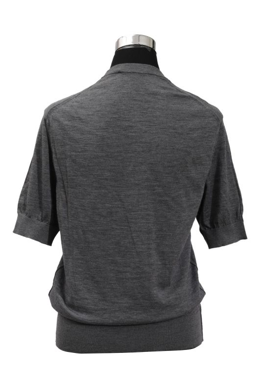 Dolce & Gabbana Size XL Grey Cashmere Crown T-shirt