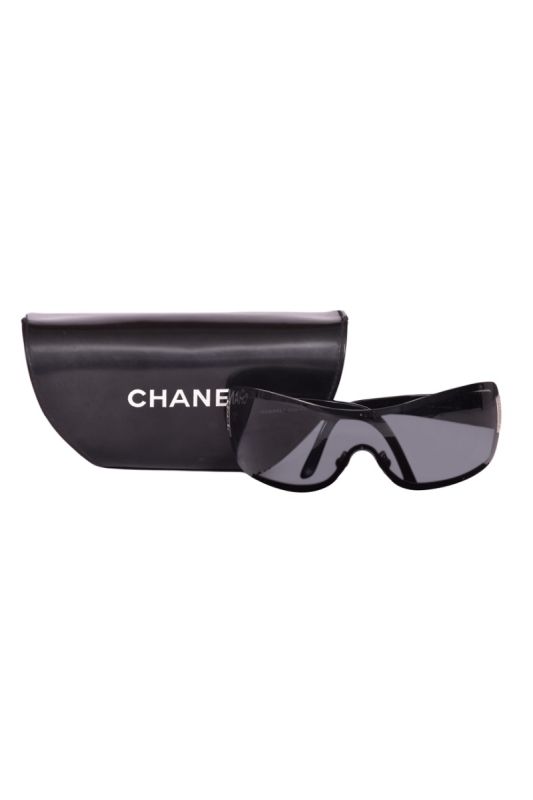 Chanel Black Aviator Sunglasses