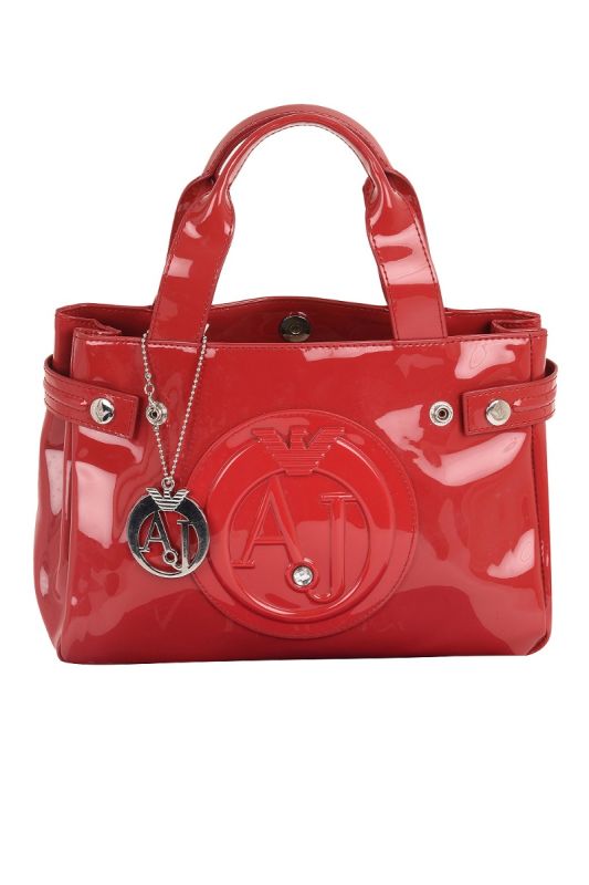 ARMANI JEANS RED VERNICE HANDBAG