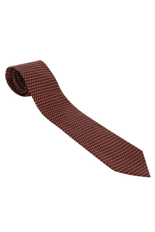DUNHILL EMBROIDERED SILK TIE
