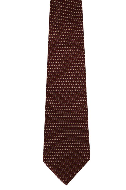 DUNHILL EMBROIDERED SILK TIE