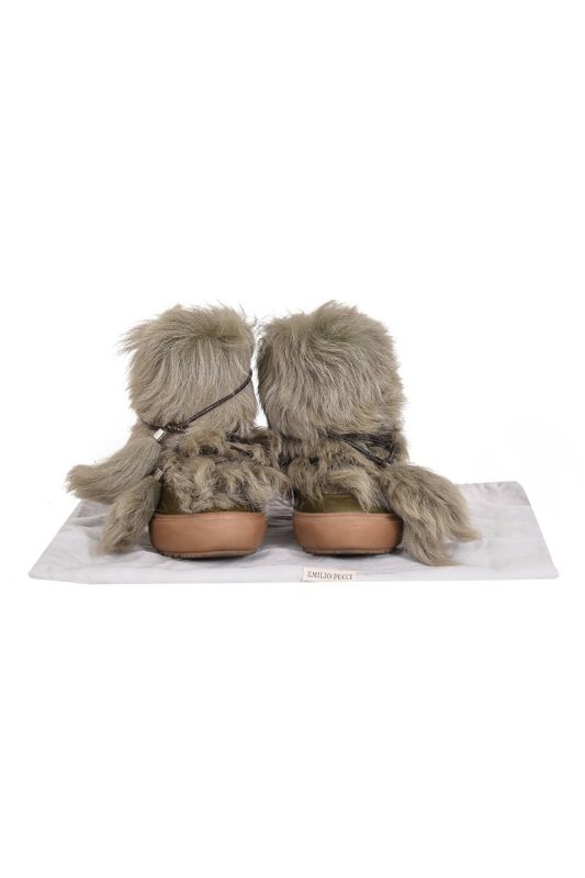 Emilio Pucci Fur Ankle Boots